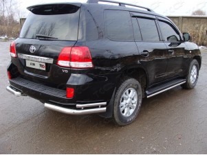 Защита штатных порогов 42 мм для Toyota Land Cruiser 200 № TOYLC20012-03