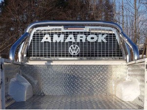 Защита кузова и заднего стекла 76 мм на кузов для Volkswagen Amarok № VWAMAR17-14