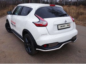 Защита заднего бампера 42 мм для Nissan Juke № NISJUK2WD14-09