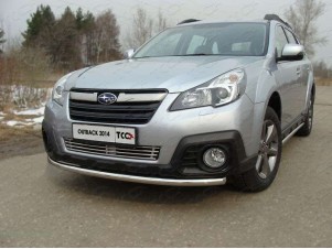 Защита переднего бампера 50 мм для Subaru Outback № SUBOUT14-01