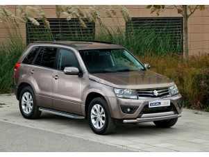 Пороги алюминиевые Rival Premium на 5 дверей для Suzuki Grand Vitara № A173ALP.5502.2