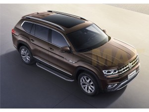 Пороги алюминиевые Rival Premium для Volkswagen Teramont № A193ALP.5805.1