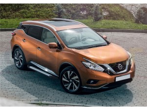 Пороги алюминиевые Rival BMW-Style для Nissan Murano № D180AL.4108.3