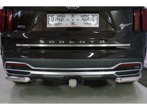 Накладка на заднюю дверь лист шлифованный  для Kia Sorento № KIASOR20-03
