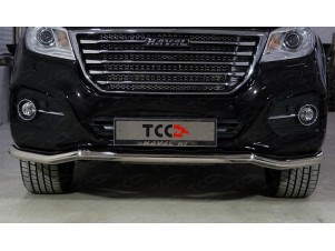 Защита переднего бампера волна 60 мм для Haval H9 № HAVH917-13