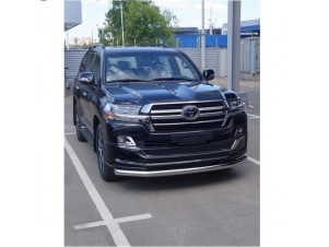 Защита переднего бампера 76 мм для Toyota Land Cruiser 200 Executive Lounge № TOYLC200EXLOU18-01