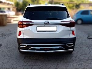 Защита заднего бампера d-60 для Kia Seltos 2019 – н.в. KSEL_3