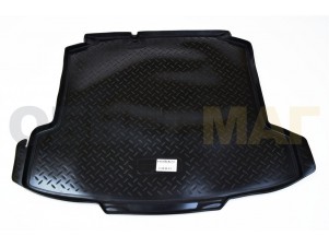Коврик в багажник Norplast полимер для Volkswagen Polo Sedan № NPL-Bi-95-42