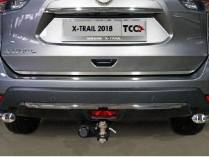 Накладка на заднюю дверь шлифованный лист для Nissan X-Trail T32 № NISXTR18-12