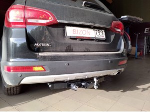 Фаркоп для Haval H6 2014-2020, Haval M6 2023-н.в. съемное крепление шара под американский квадрат №FA 0240-E