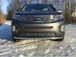 Защита переднего бампера 60 мм для Kia Sorento № KIASOR12-13