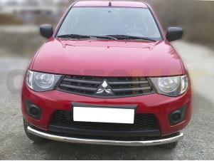 Защита переднего бампера 76 мм для Mitsubishi L-200 № MPL14_1.2