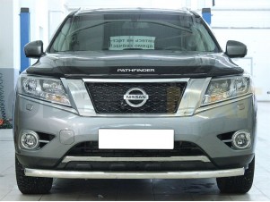 Защита переднего бампера 60 мм для Nissan Pathfinder № NP14_1