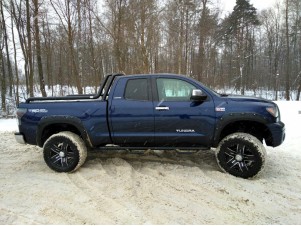 Защита кузова пикапа 76 мм для Doublecab чёрная