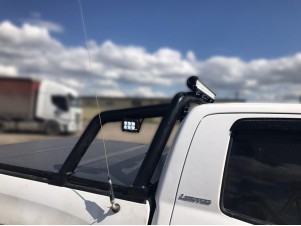 Защита кузова пикапа 76 мм для Doublecab long чёрная