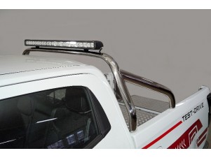 Защита кузова 75х42 мм со светодиодной фарой для Isuzu D-Max 2019 – н.в. ISDMAX19-39