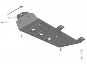 Усиленная защита раздаточной коробки (2 мм, сталь) для Tank 300 2021-н.в., Tank 500 2021-н.в. №73107
