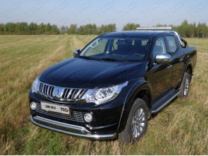 Накладка решётки радиатора 16 мм для Mitsubishi L200 № MITL20015-06