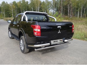 Защита кузова пикапа 76 мм для Mitsubishi L200 № MITL20015-16