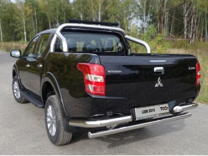 Защита кузова пикапа с фарой 76 мм для Mitsubishi L200 № MITL20015-19