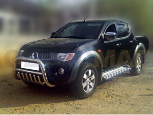 Кенгурин 76 мм с защитой картера 43 мм для Mitsubishi L-200 № MPL 1