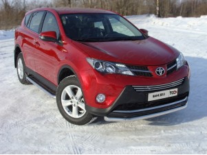 Защита переднего бампера 60 мм для Toyota RAV4 № TOYRAV13-02