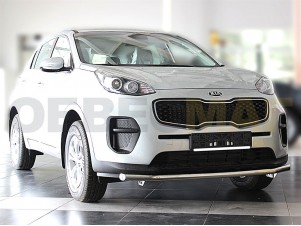 Защита переднего бампера 53 мм для Kia Sportage № KSP16_1