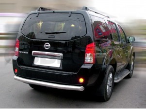 Защита заднего бампера 60 мм для Nissan Pathfinder № NP 3