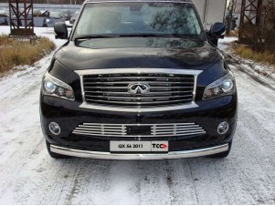 Накладка решётки радиатора без круиз-контроля 16 мм для Infiniti QX56 № INFQX5611-06