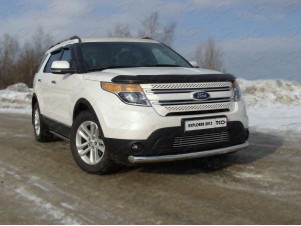 Защита переднего бампера 76 мм для Ford Explorer № FOREXPL12-12