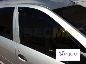 Дефлекторы окон Vinguru 4 штуки для Lada Largus № AFV26812