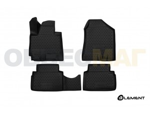 Коврики 3D в салон Element полиуретан 4 штуки на JAC S5 Eagle № ELEMENT3D10502210