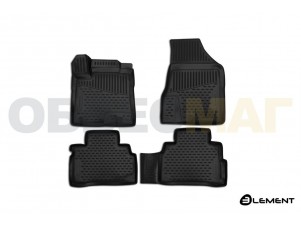 Коврики 3D в салон Element полиуретан 4 штуки на Nissan Murano Z52 № ELEMENT3D3661210k