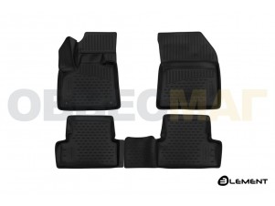 Коврики 3D в салон Element полиуретан 4 штуки на Peugeot 3008 № ELEMENT3D3835210k