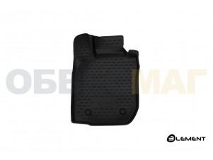 Коврик 3D в салон Element передний левый полиуретан 1 штука на 4х2 на Renault Duster № ELEMENT3D4129210kFL