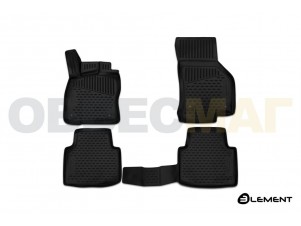 Коврики 3D в салон Element полиуретан 4 штуки на Skoda Superb № ELEMENT3D4517210k