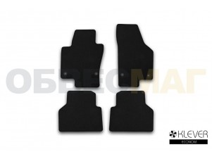Коврики в салон Klever Econom 4 шт. для Volkswagen Tiguan № KLEVER01512101200k