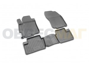 Коврики в салон Element полиуретан 4 штуки на Mitsubishi Lancer X № NLC.35.13.210