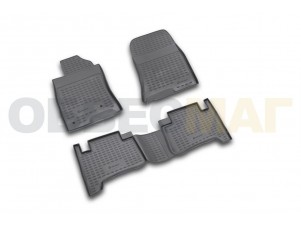 Коврики в салон Element полиуретан 4 штуки на Toyota Land Cruiser Prado 120 № NLC.48.01.210k