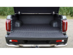 Защитный алюминиевый вкладыш в кузов автомобиля (комплект Black) для JAC T9 4WD (дизель) 2024-н.в. №JACT924-21