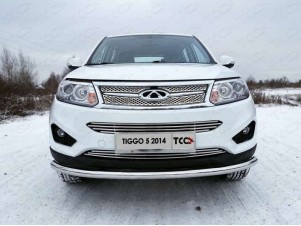 Защита переднего бампера 60 мм для Chery Tiggo 5 № CHERTIG514-01