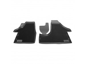Коврики в салон Norplast комбинированные, черные 2 шт для Volkswagen T5/T6 № NPL-Po-95-85-CM