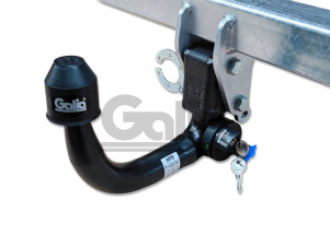Фаркоп оцинкованный для BMW X5 E70 2007-2013, X5 F15 2013-2018, BMW X6 F16 2014-2019, кроме моделей с M-пакетом вертикальное быстросъемное крепление шара с ключом №B017V