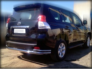 Защита задняя с уголками 76-43 мм для Toyota Land Cruiser Prado 150 № LCPR10 6
