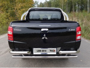 Защита кузова 75х42 мм для Mitsubishi L200 № MITL20015-46