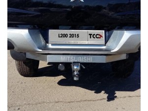 ТСУ Фаркоп ТСС усиленный с надписью Mitsubishi для Mitsubishi L200 № TCU00113